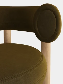 Fat Natural Wood 75cm Bar Stool