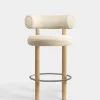 Fat Natural Wood 65cm Counter Stool