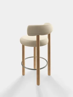 Fat Natural Wood 65cm Counter Stool