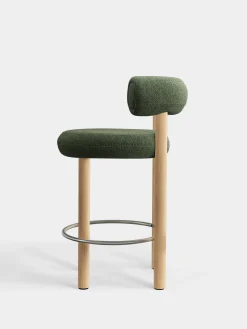 Fat Natural Wood 65cm Counter Stool