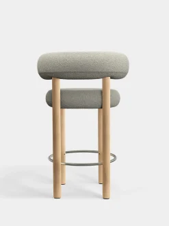 Fat Natural Wood 65cm Counter Stool