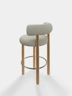 Fat Natural Wood 65cm Counter Stool