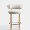 Fat Natural Wood 65cm Counter Stool