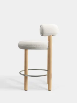 Fat Natural Wood 65cm Counter Stool