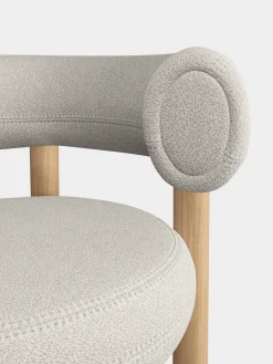 Fat Natural Wood 65cm Counter Stool