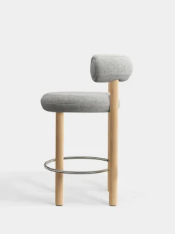 Fat Natural Wood 65cm Counter Stool