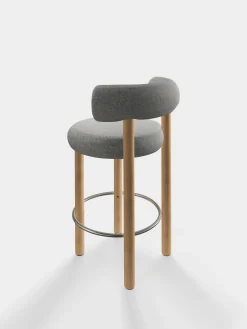 Fat Natural Wood 65cm Counter Stool