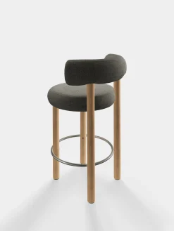 Fat Natural Wood 65cm Counter Stool