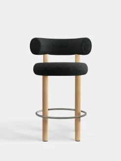 Fat Natural Wood 65cm Counter Stool