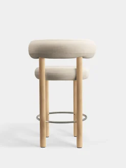 Fat Natural Wood 65cm Counter Stool