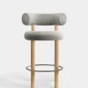 Fat Natural Wood 65cm Counter Stool