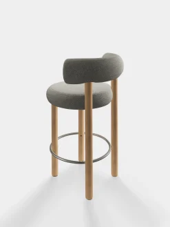 Fat Natural Wood 65cm Counter Stool