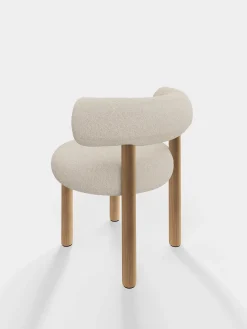 Fat Natural Wood Dining Chair