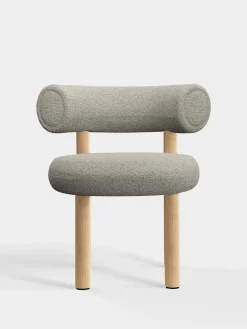 Fat Natural Wood Dining Chair