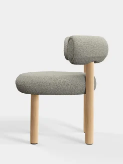 Fat Natural Wood Dining Chair