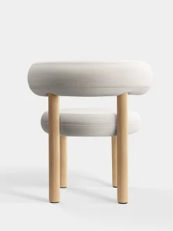 Fat Natural Wood Dining Chair