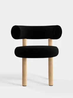 Fat Natural Wood Dining Chair