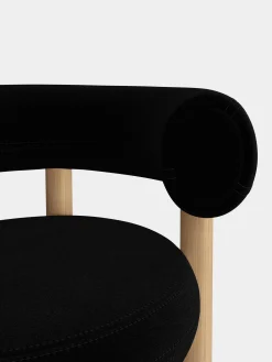 Fat Natural Wood Dining Chair