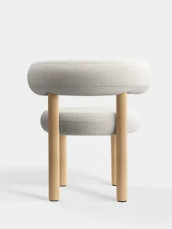 Fat Natural Wood Dining Chair