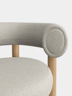 Fat Natural Wood Dining Chair