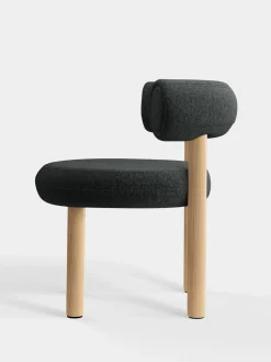 Fat Natural Wood Dining Chair