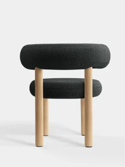 Fat Natural Wood Dining Chair