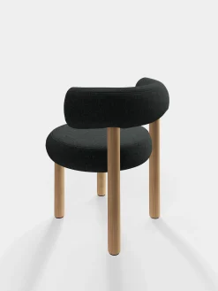 Fat Natural Wood Dining Chair