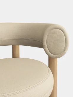 Fat Natural Wood Dining Chair