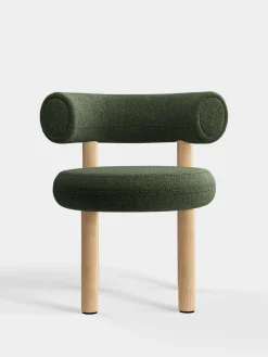 Fat Natural Wood Dining Chair