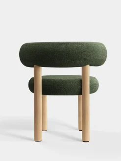 Fat Natural Wood Dining Chair