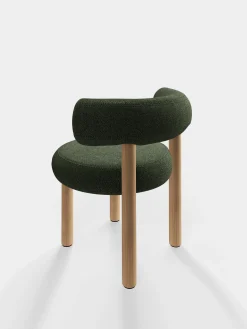 Fat Natural Wood Dining Chair