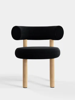 Fat Natural Wood Dining Chair