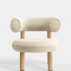 Fat Natural Wood Lounge Chair
