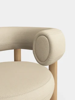 Fat Natural Wood Lounge Chair