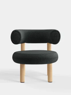 Fat Natural Wood Lounge Chair