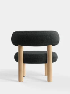 Fat Natural Wood Lounge Chair