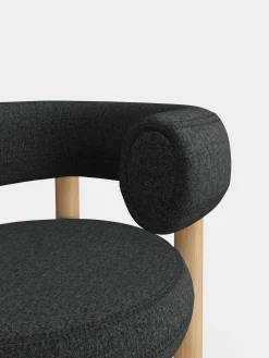 Fat Natural Wood Lounge Chair