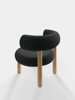 Fat Natural Wood Lounge Chair