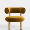 Fat Natural Wood Lounge Chair