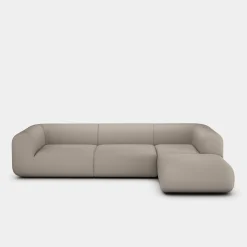 Plump Left Arm & Right Facing Chaise Longue Modular Sofa