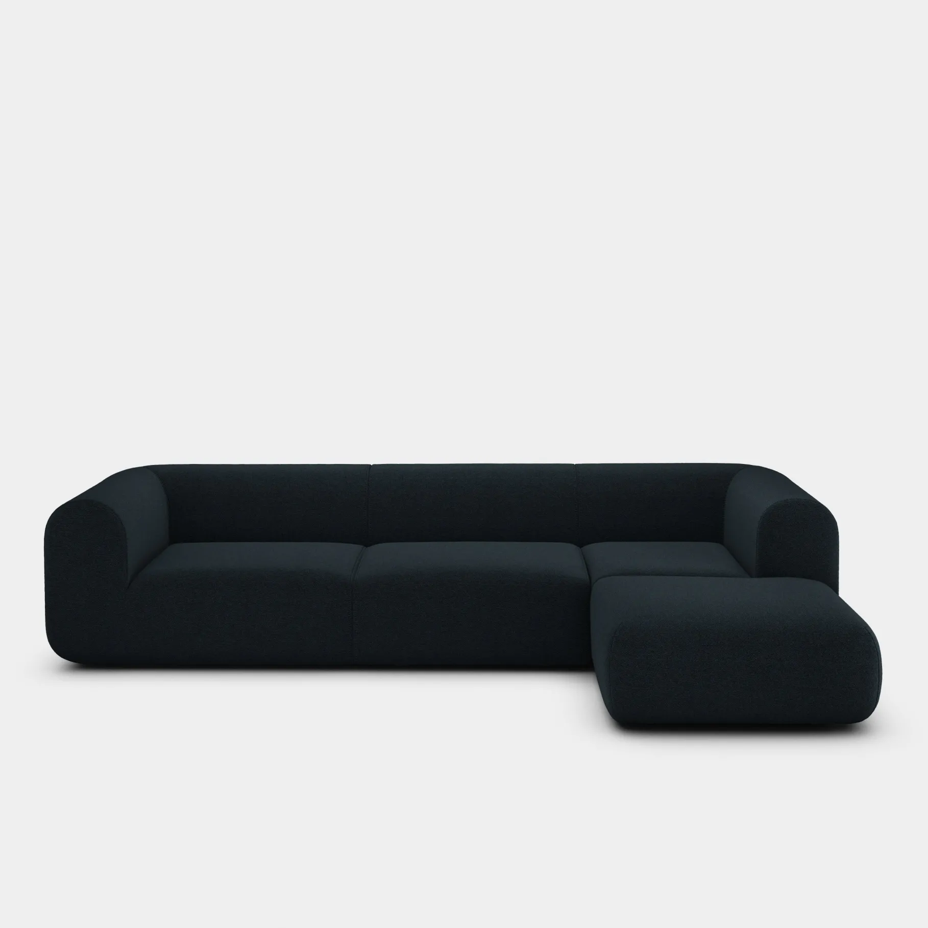 Plump Left Arm & Right Facing Chaise Longue Modular Sofa