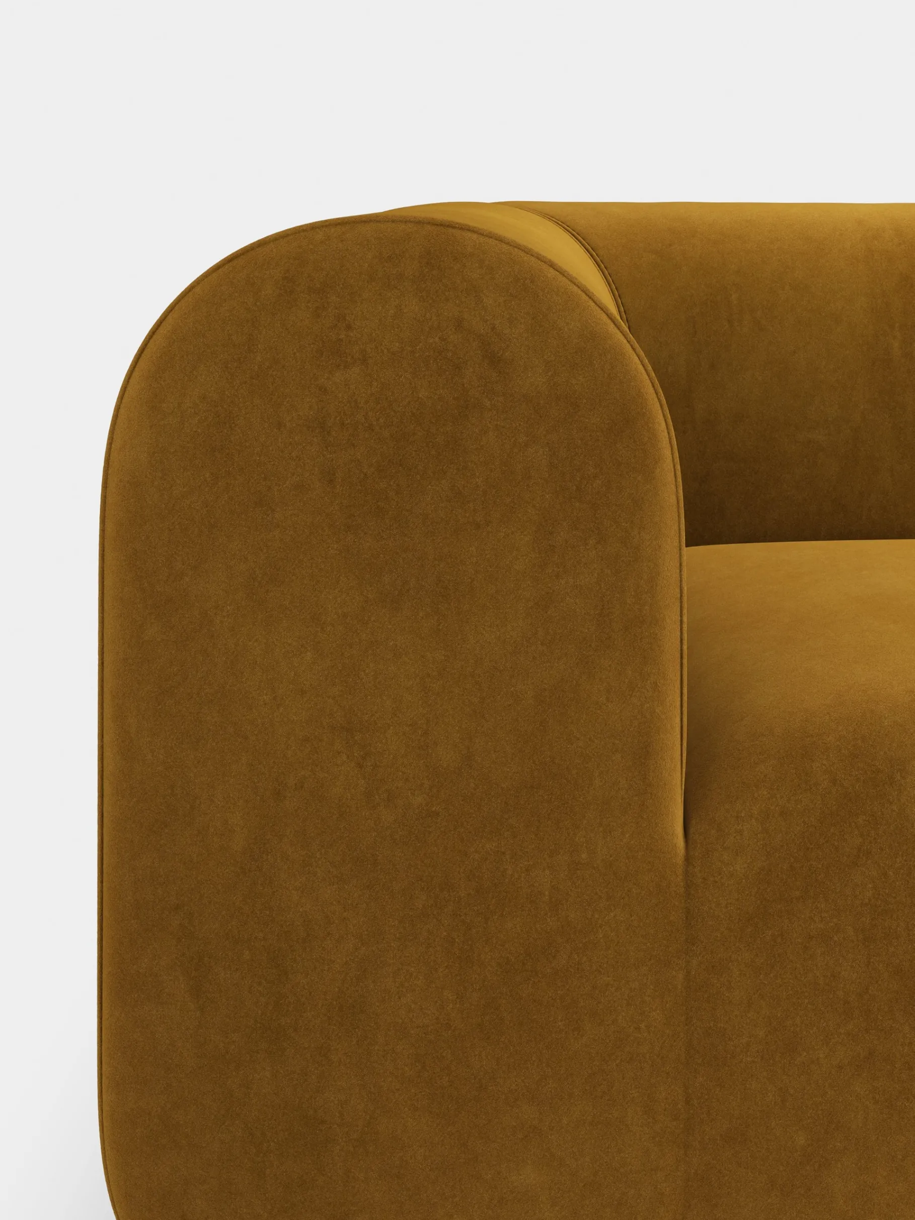 Plump Left Arm & Right Facing Chaise Longue Modular Sofa