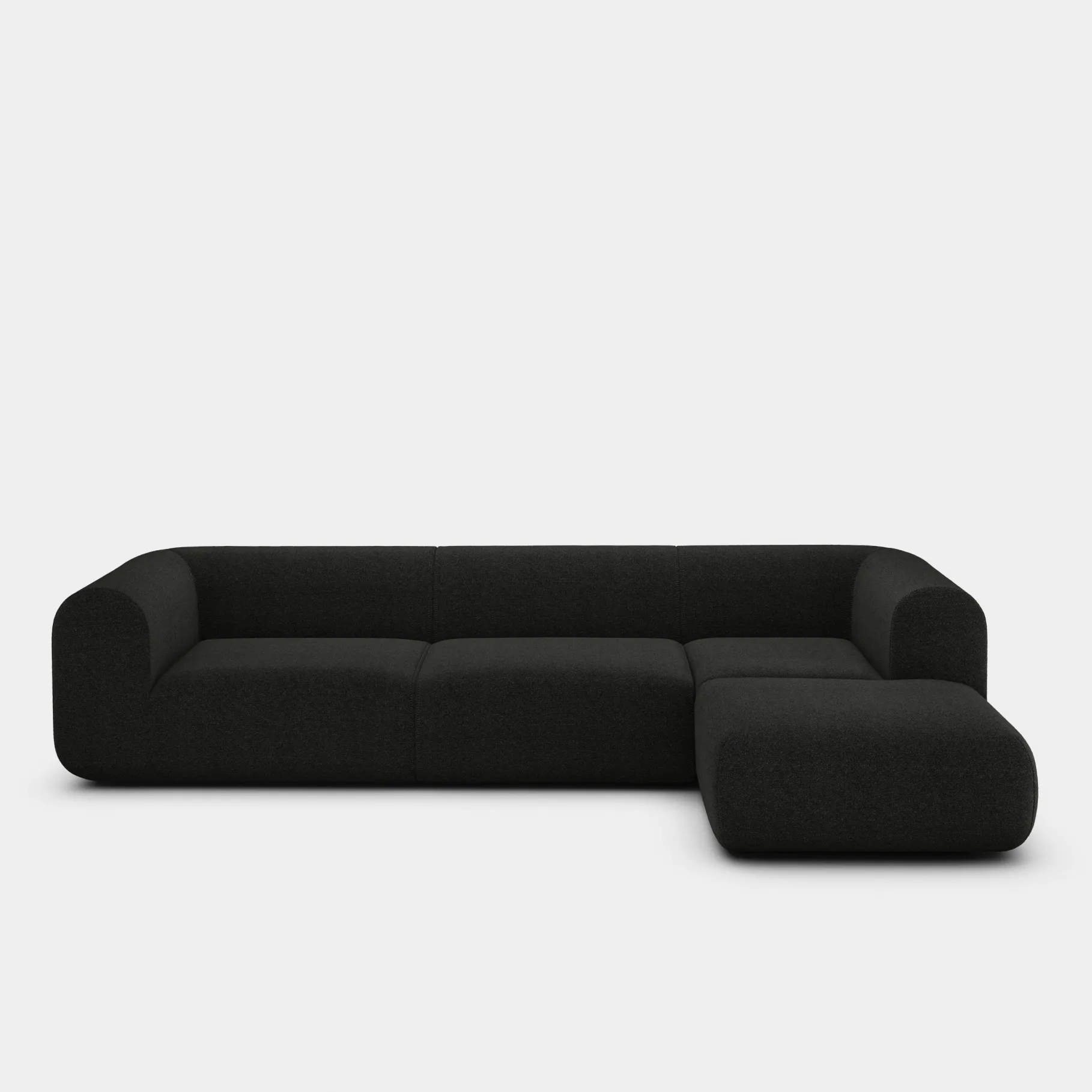 Plump Left Arm & Right Facing Chaise Longue Modular Sofa