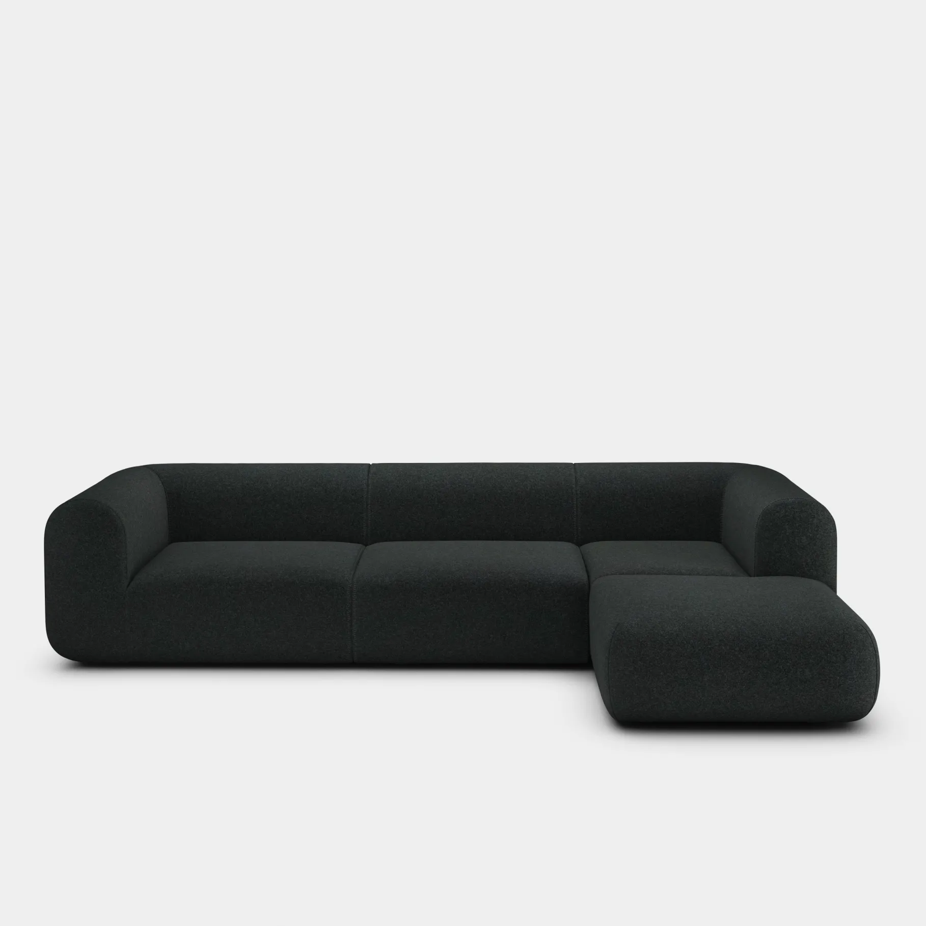 Plump Left Arm & Right Facing Chaise Longue Modular Sofa