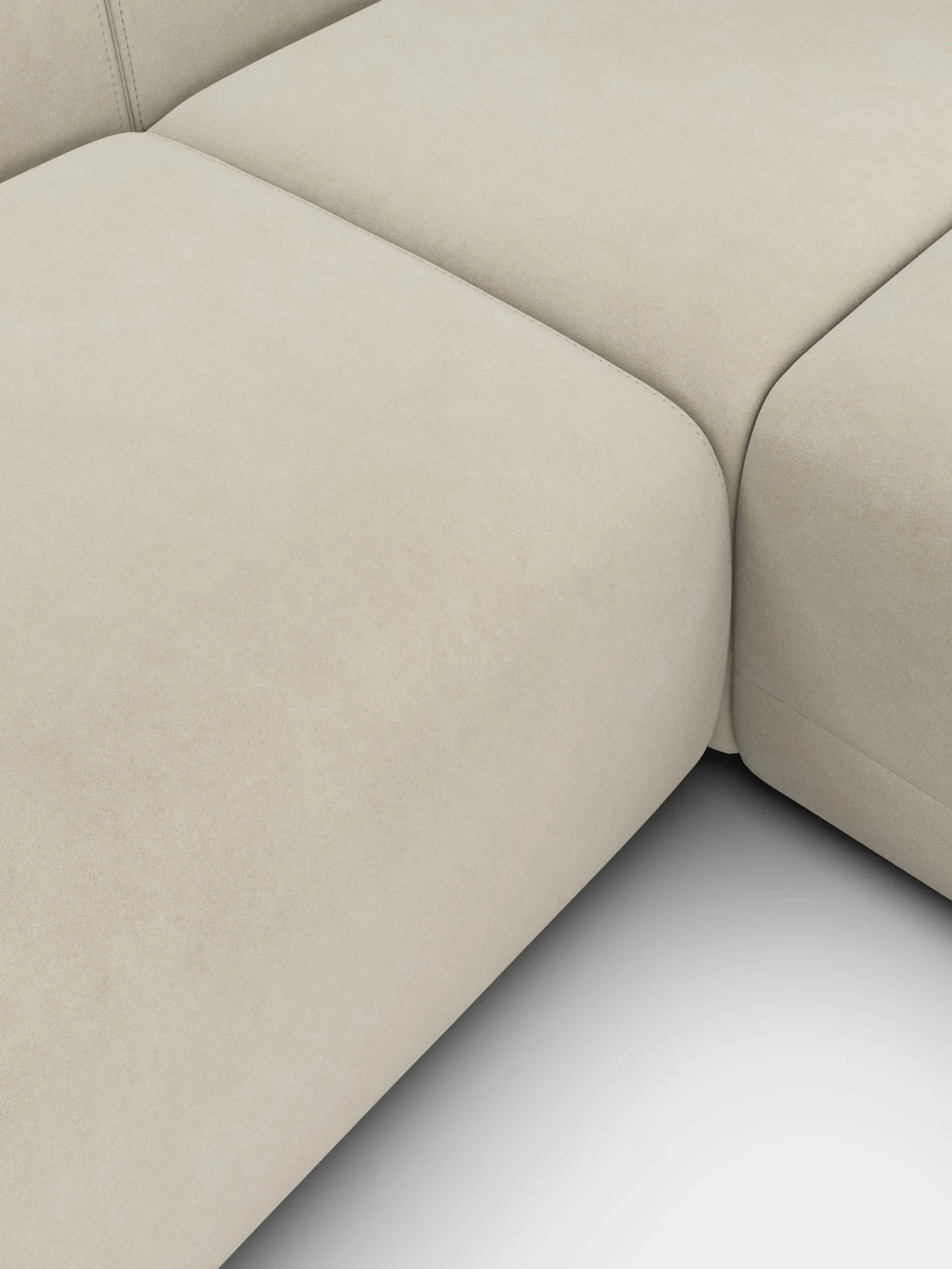 Plump Left Arm & Right Facing Chaise Longue Modular Sofa