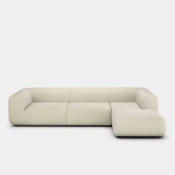 Plump Left Arm & Right Facing Chaise Longue Modular Sofa