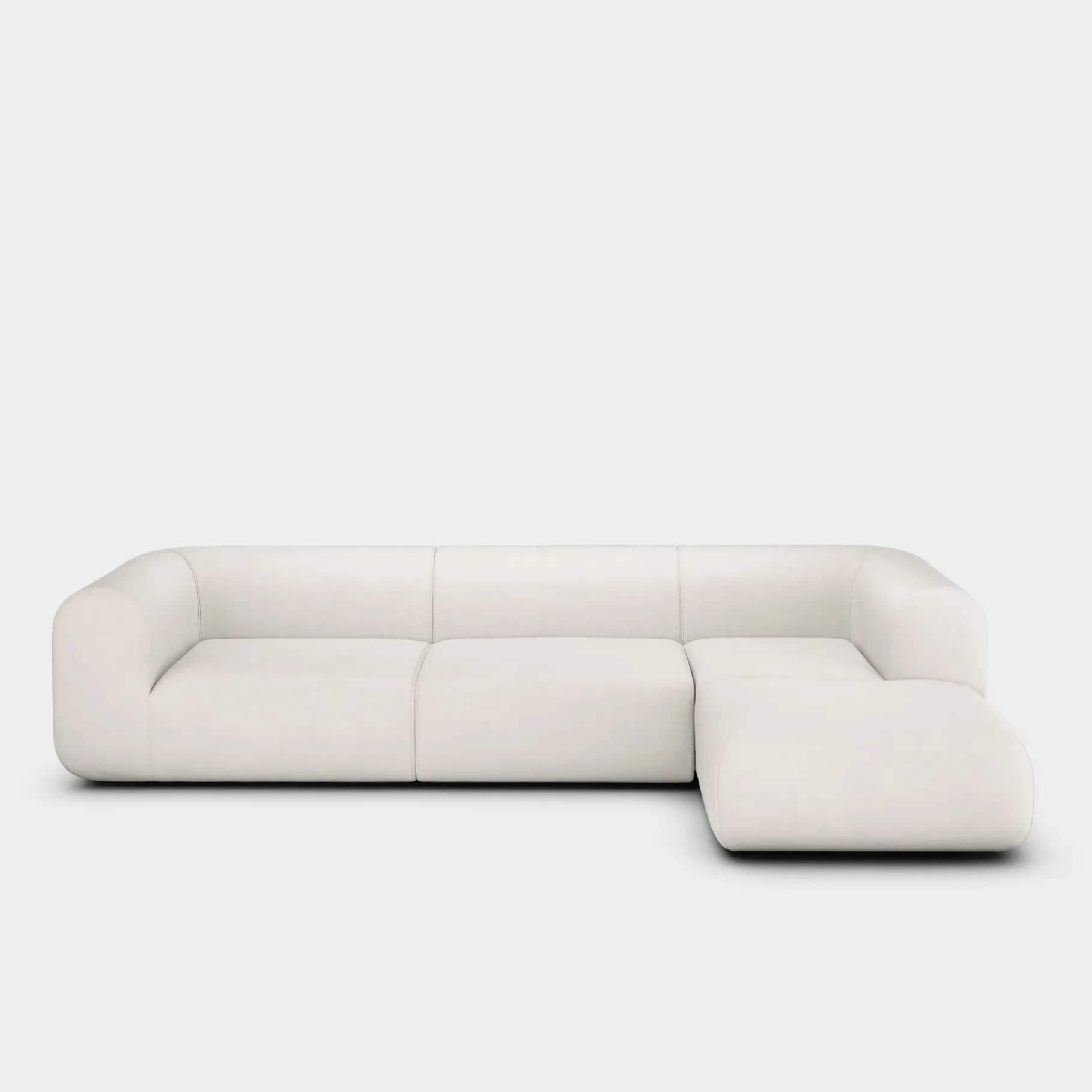 Plump Left Arm & Right Facing Chaise Longue Modular Sofa