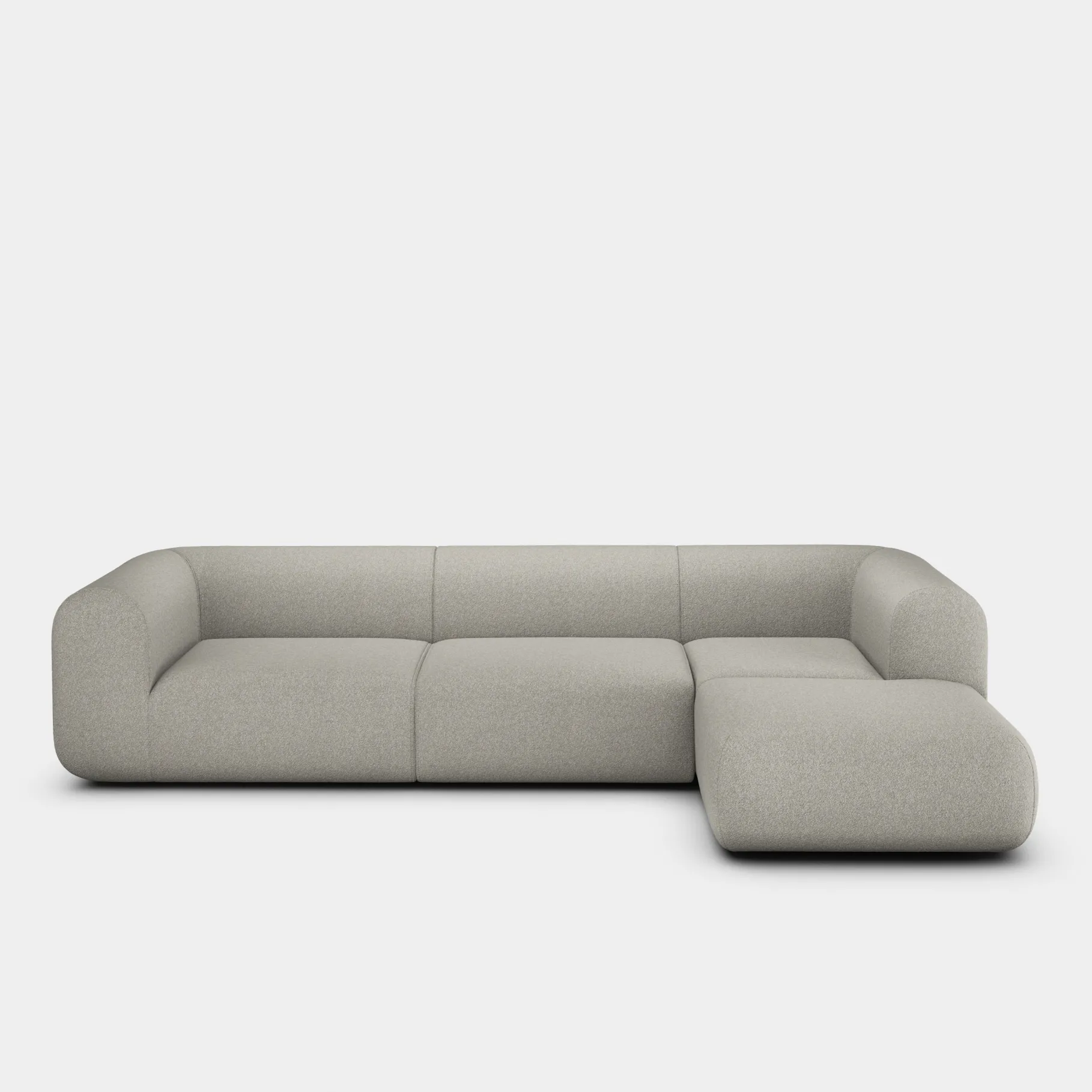 Plump Left Arm & Right Facing Chaise Longue Modular Sofa
