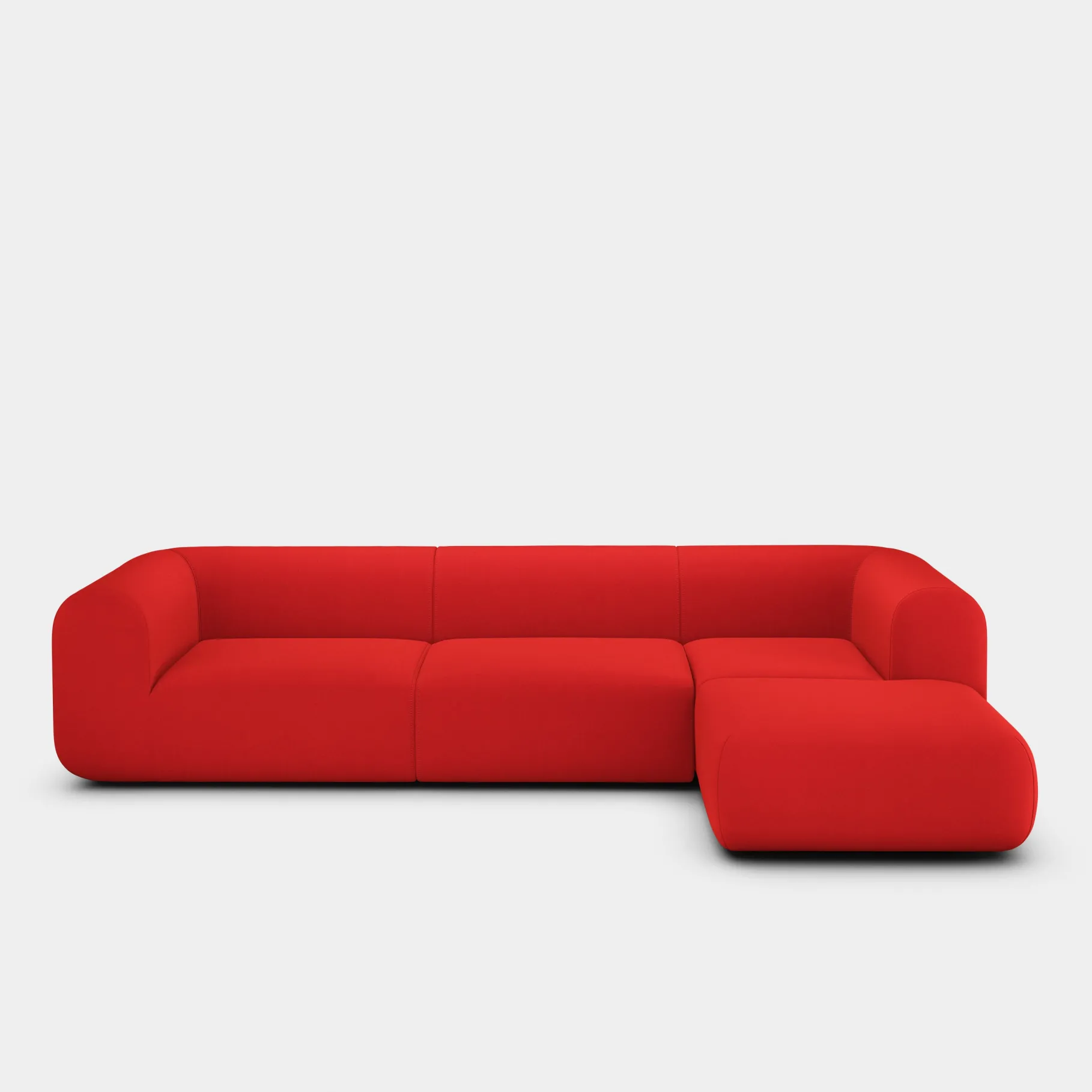 Plump Left Arm & Right Facing Chaise Longue Modular Sofa