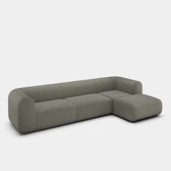 Plump Left Arm & Right Facing Chaise Longue Modular Sofa